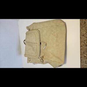 JustFab Stylish Suede Backpack with Braided Detailing NWT